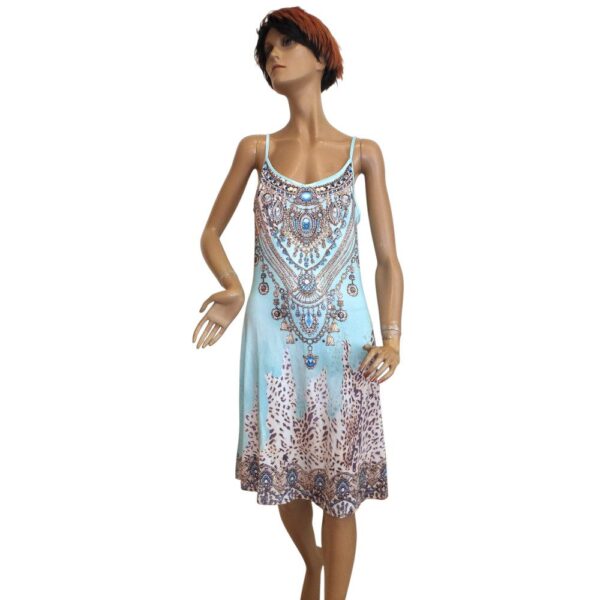 9942MK5 Missy Kleid 2teilig türkis Gr 36, 38, 40 u 42