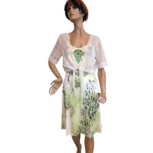 9940MK5 Missy Kleid 2teilig grün Gr 36, 38, 40 u 42