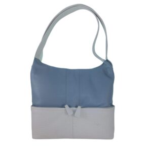 9956VT5 Voi Schultertasche 2fbg blau-hellgrau