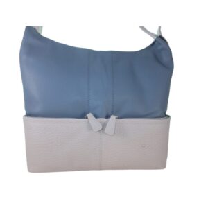 9956VT5 Voi Schultertasche 2fbg blau-hellgrau