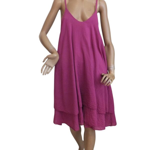 9945CK5 Sommer-Hänger-Kleid in versch. Farben