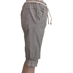 9944CH5 kurze Hose mit Ziergürtel one size in versch. Farben