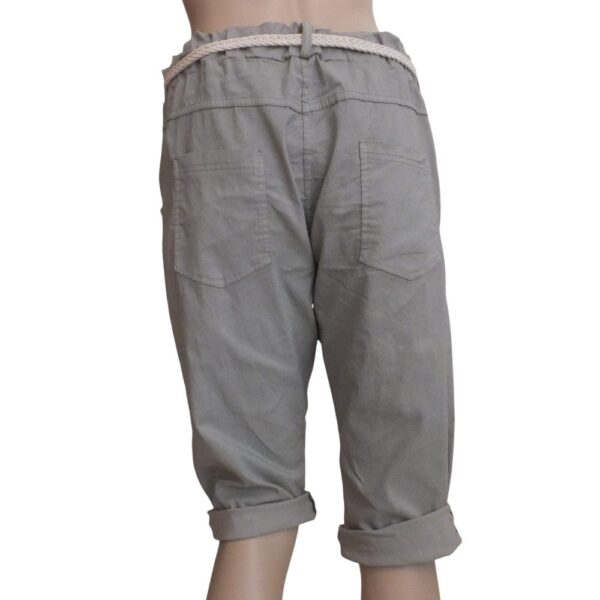 9944CH5 kurze Hose mit Ziergürtel one size in versch. Farben