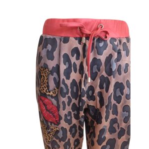 9961MH5 Missy Hose Leo braun-rot Gr 38 u 42