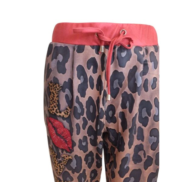 9961MH5 Missy Hose Leo braun-rot Gr 38 u 42