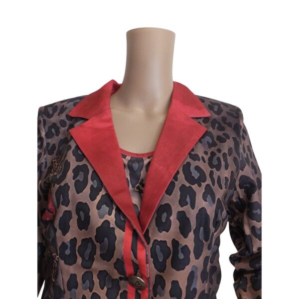 9960MB5 Missy Blazer Leo braun-rot Gr 38, u 42