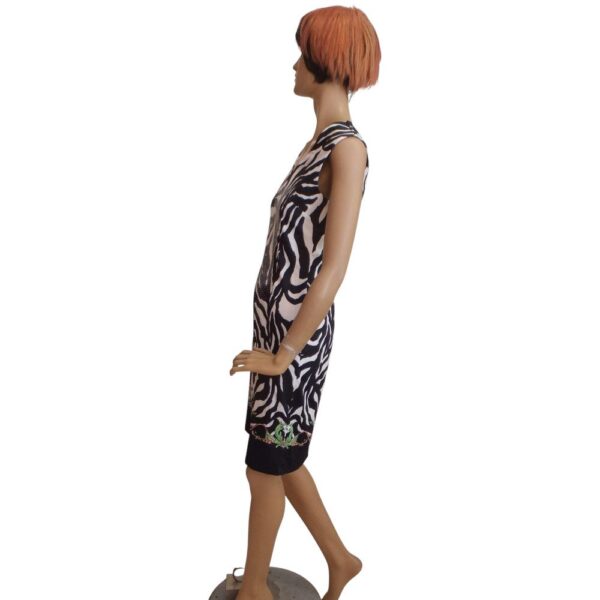9965MK5 Missy Kleid schwarz-weiß Gr 36, 38, 40 u 42