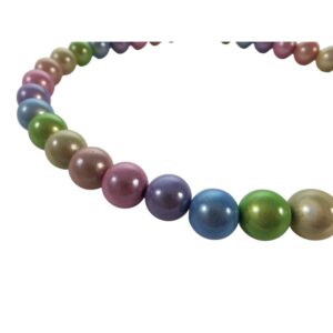 9981PH5 Halskette Pees 3D Illusion pastell