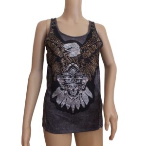 9991MT5 Missy Top Adler grau-gold Gr 36, 38, 40  u 42