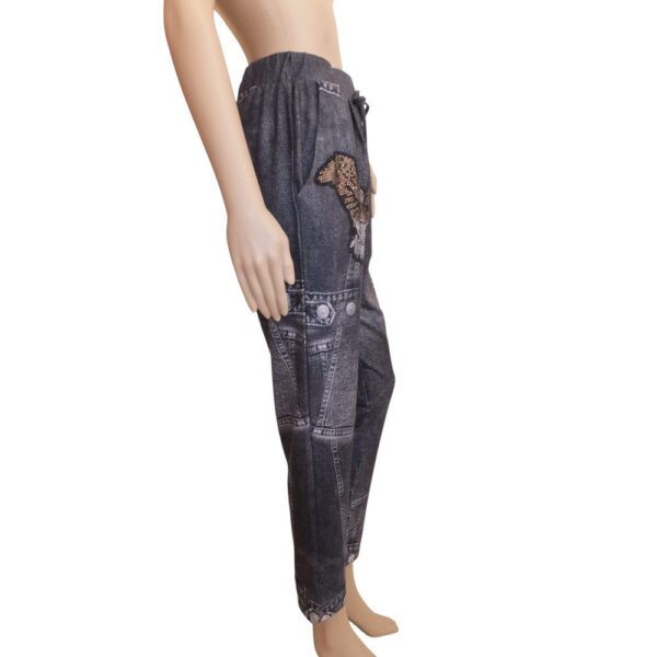 9990MH5 Missy Hose Adler grau-gold Gr 36, 38, 40 u 42