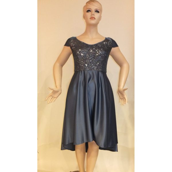 8703SK2 Abendkleid Swing Gr 44