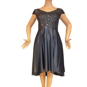 8703SK2 Abendkleid Swing Gr 44