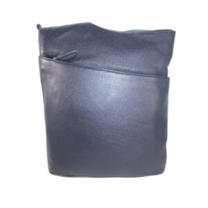 10003OT5 Pavini Leder-Crossovertasche blau