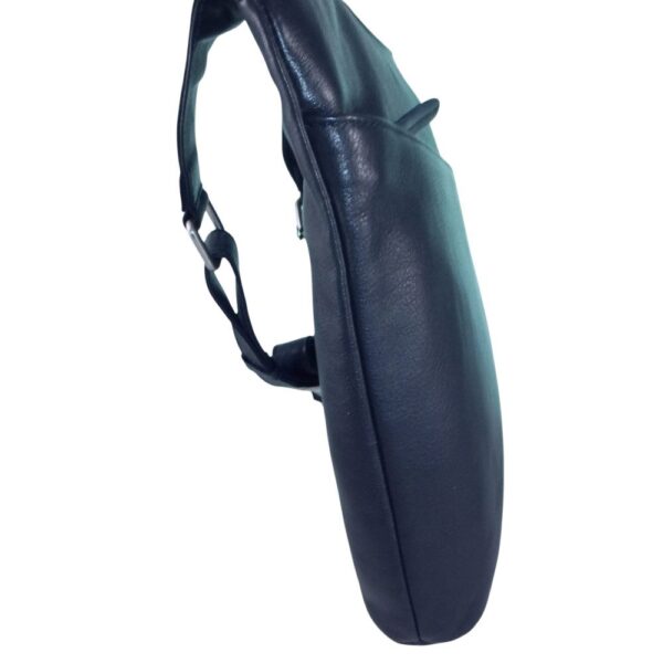 10003OT5 Pavini Leder-Crossovertasche blau
